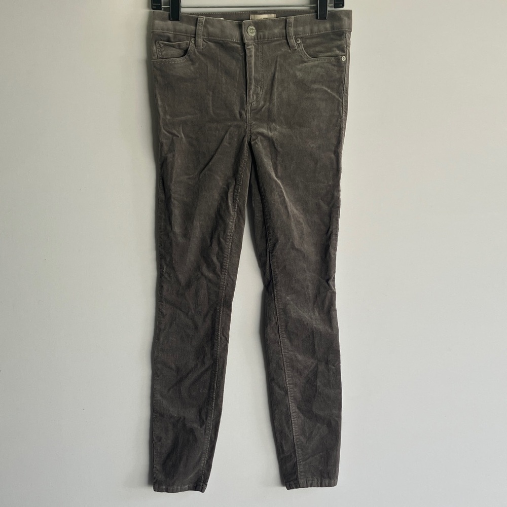 LOFT Gray Corduroy Pants